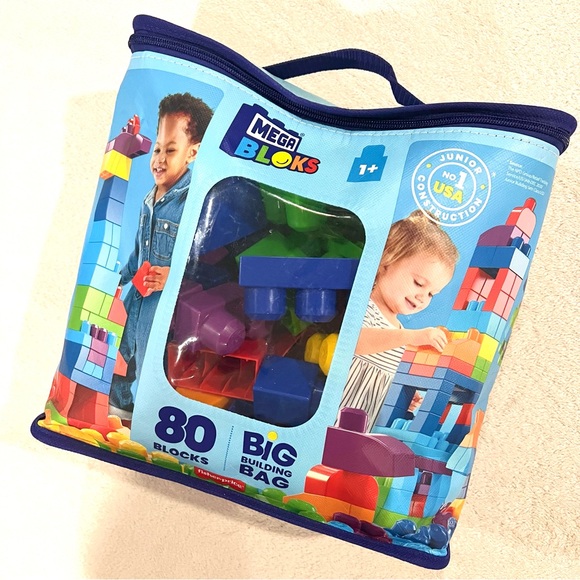 Fisher-Price Mega Bloks Big Building Bag NWOT - Picture 8 of 10